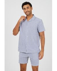 Brave Soul - Striped Drawcord Shorts - Lyst