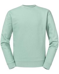 Russell - Authentic Plain Sweatshirt (Eucalyptus) - Lyst