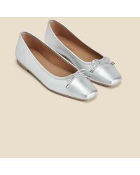 Sosandar - Square Toe Ballet Pumps - Lyst