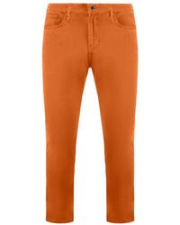 Armani - Emporio J60 Regular Fit Chino Trousers Cotton - Lyst