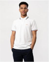 BOSS - Boss Paul Short Sleeve Polo Shirt With Contrast Tipping - Lyst