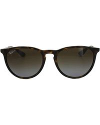 Ray-Ban - Sunglasses Erika 4171 710/T5 Tortoise & Gunmetal Gradient Polarized - Lyst