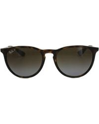 Ray-Ban - Sunglasses Erika 4171 710/T5 Tortoise & Gunmetal Gradient Polarized - Lyst