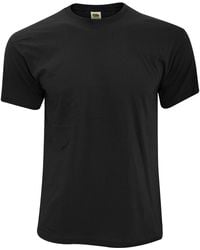 Fruit Of The Loom - Screen Stars Origineel Vol Cut T-shirt Met Korte Mouwen (zwart) - Lyst