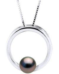 Ateliers Saint Germain - Necklace Circle Real Cultured Tahiti Pearl Round 7-8 Mm - Lyst