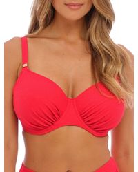 Fantasie - Almeria Gathered Full Cup Bikini Top Watermelon - Lyst