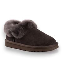 Aus Wooli - Australia Sheepskin Wool Coogee Traditional Ankle Slippers - Lyst
