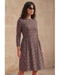 Roman - Side Detail Short Dress - Lyst
