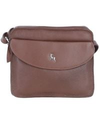 Ashwood Leather - 'Glasgow' Real Crossbody Bag - Lyst