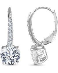 Bibei - Dangle Earrings With Cubic Zirconia, 925 Sterling Bipe019 - Lyst