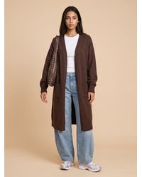 Urban Bliss - Longline Patch Pocket Cardigan - Lyst