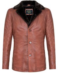 Infinity Leather - Reefer Blazer Jacket -Pablo - Lyst