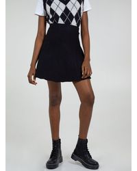 Pink Vanilla - Straight Hem Knitted Mini Skirt - Lyst