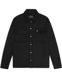 Lyle & Scott - Plain Jet Overshirt Jacket - Lyst