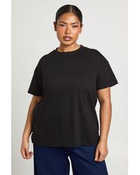Boohoo - Plus Basic Oversized Short Sleeve T-Shirt - Lyst