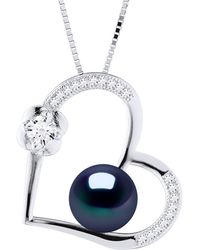 Diadema - Love Necklace Freshwater Pearl 8-9Mm 925 - Lyst