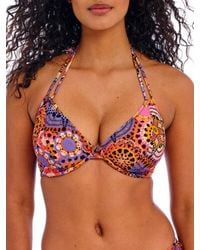 Freya - Santiago Nights Halterneck Bikini Top - Lyst
