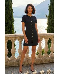 D.u.s.k - Ribbed Texture Buttoned Dress - Lyst