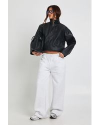 Boohoo - Tailored Waistband Straight Leg Jogger - Lyst