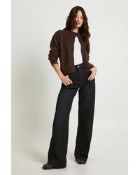 Boohoo - Tall Basic Wide Leg Jean - Lyst