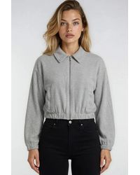 MixRay - Relaxed Fit Zipper Jacket With Pockets - Lyst