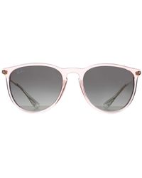 Ray-Ban - Round Transparent Gradient Rb4171 Erika - Lyst