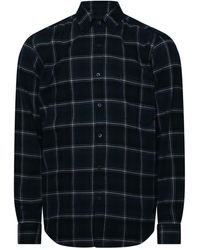 BOSS - Collared Neck Button Down Long Sleeve Shirt - Lyst