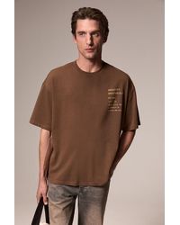 Grimelange - Oversized Crew Neck Printed T-Shirt - Lyst