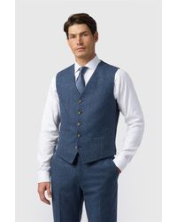 Alexandre Silver Label - Single Breasted Sleeveless Five Button V-Neck Plain Tailored Suit Waistcoat - Lyst