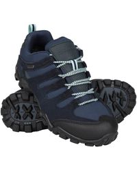 Mountain Warehouse - 'Belfour' Walking Shoes With Rubber Outsole Everyday Hiking Sneakers Leather - Lyst