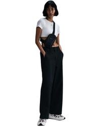 Nike - Sportswear Collection Mid-Rise Twill Trousers Cotton - Lyst