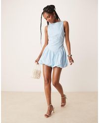Nia - Tamara Bubble Mini Dress - Lyst