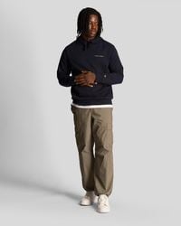 Lyle & Scott - Loopback Embroidered Hoodie - Lyst