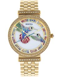 Bertha - Emily Mother-Of-Pearl Bracelet Watch - Lyst