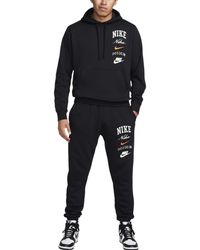 Nike - Club Tracksuit Pullover Long Sleeve Fleece Embroidered Set - Lyst