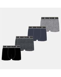Sergio Tacchini - 4 Pack Plain Design Boxer Brief - Lyst