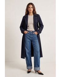 Urban Bliss - Stripe Trench Coat - Lyst