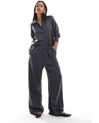 ONLY - Wide Leg Pull On Trousers Co-Ord - Lyst