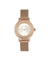 Sophie & Freda - Cambridge Bracelet Watch W/Swarovski Crystals - Lyst