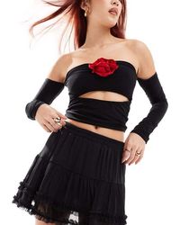 Miss Selfridge - Ruffle Rara Mini Skirt - Lyst