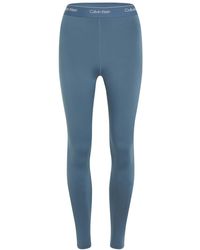 Calvin Klein - Dameslegging 7/8 Gym In Blauw - Lyst