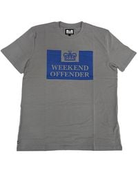 Weekend Offender - T Shirts Prison Crew Neck Short Sleeve Cotton Summer Tee - Lyst