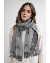 SVNX - Highland Cow Reversible Scarf - Lyst