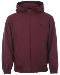Fred Perry - Brentham Padded Hooded Jacket - Lyst
