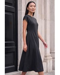 Roman - Side Pleat Detail Dress - Lyst