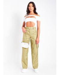 Missy Empire - Missy Empire Rise Cargo Pants - Lyst
