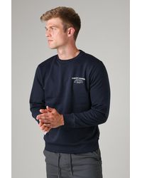 Tokyo Laundry - Dark Cotton Blend Crew Neck Sweatshirt - Lyst