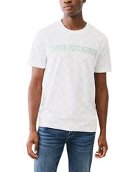 TRUE RELIGION - 700157 T Shirts Crew Neck Short Sleeve Summer Soft Cotton Tee - Lyst