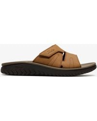 Clarks - Wesley Vibe Sand Sandals - Lyst