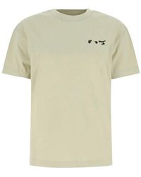 Off-White c/o Virgil Abloh - Ow Logo Regular Fit T-Shirt Cotton - Lyst